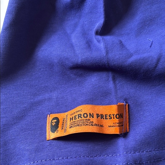 Baape and Heron Preston Purple Graphic Jersey - Picture 5 of 6